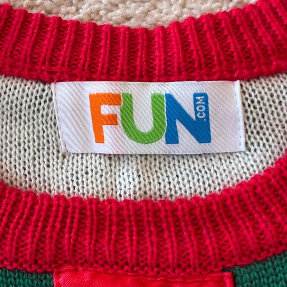 Kids Ugly Funny Holiday Sweater Top - Picture 3 of 12